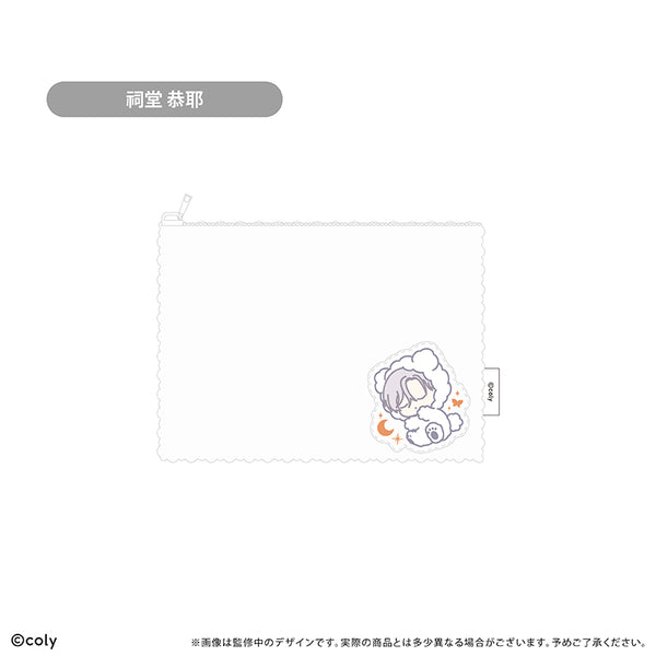 "Break My Case" Fluffy Goodnight Pouch — Negotiation Division, Kyoya Shido