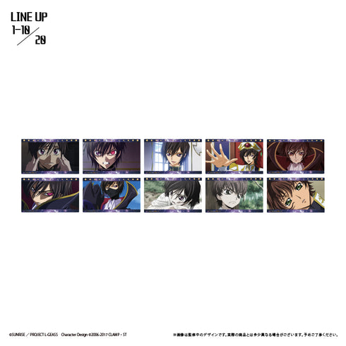 《Code Geass 反叛的鲁路修》透明卡收藏套装【BOX】