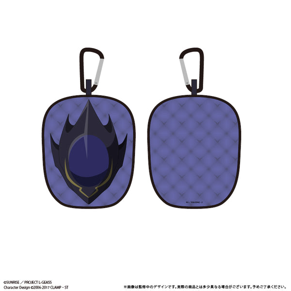 "Code Geass: Lelouch of the Rebellion" Zero Mask Clear Pouch