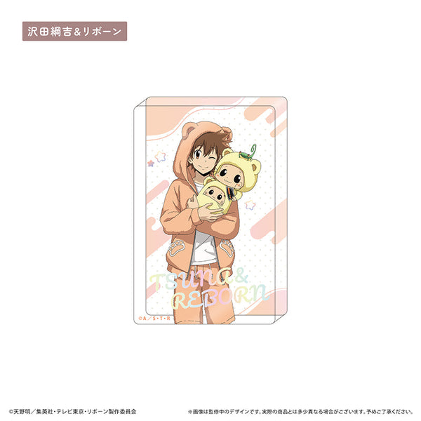 『家庭教師ヒットマンREBORN!』アクリルブロックくるみパジャマver.沢田綱吉&リボーン