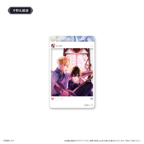 『佐々木と宮野』SNS風クリアトレカ ダークチャイナ Ver.