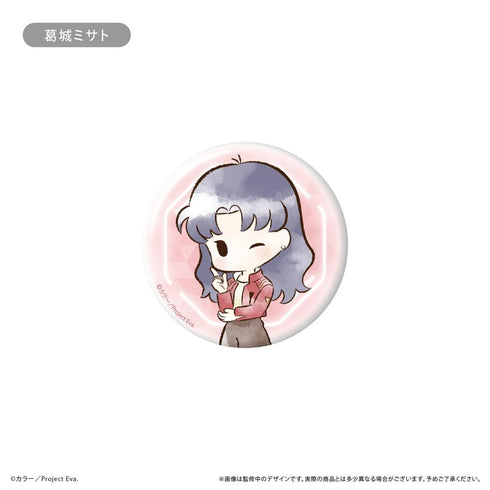 『新世紀エヴァンゲリオン』レトロちっく缶バッジ【BOX】