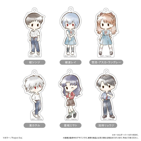 『新世紀エヴァンゲリオン』レトロちっくアクリルキーホルダー【BOX】