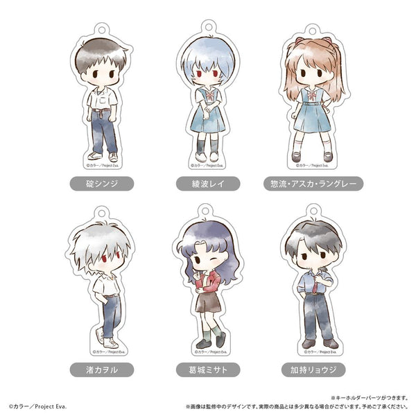 『新世紀エヴァンゲリオン』レトロちっくアクリルキーホルダー【BOX】