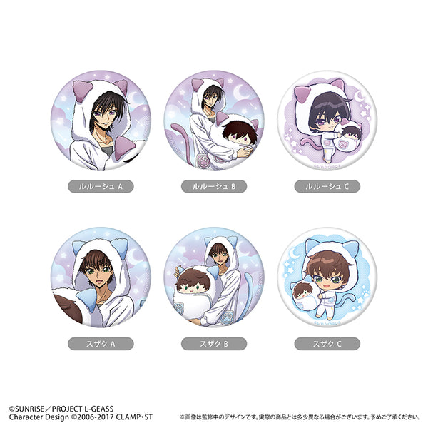 『コードギアス 反逆のルルーシュ』ラメ缶バッジ くるみパジャマ Ver.【BOX】