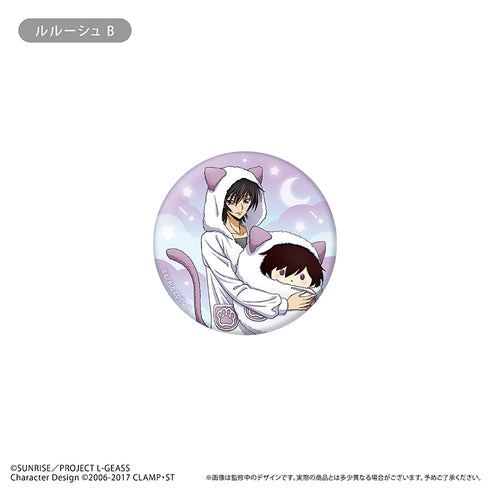 『コードギアス 反逆のルルーシュ』ラメ缶バッジ くるみパジャマ Ver.【BOX】