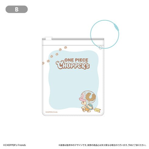 『CHOPPER’s』透明拉鍊收納袋 B