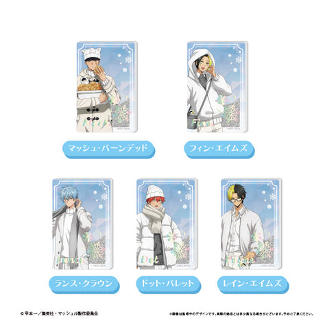 『マッシュル-MASHLE-』グリッターアクリルブロック White Winter Ver. ドット