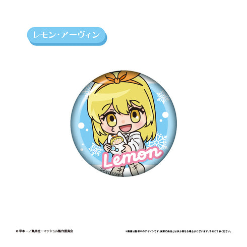 『マッシュル-MASHLE-』ミニキャララメ缶バッジ White Winter Ver.【BOX】