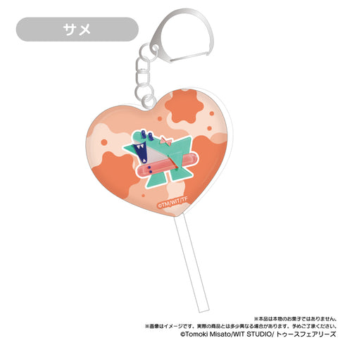 『キャンディーカリエス』キャンディー風アクリルキーホルダー【BOX】