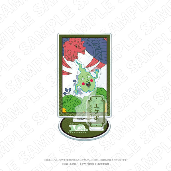 "Mob Psycho 100 III" Character-themed Toy: Hanafuda-Patterned Acrylic Stand (Ekubo)