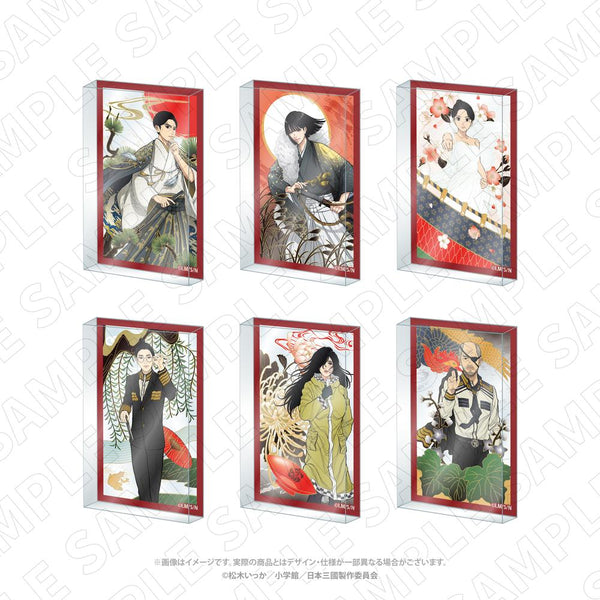 『日本三國』キャラディショナルトイ トレーディング花札柄アクリルブロック【BOX】