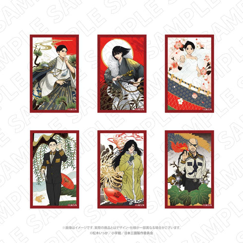 『日本三國』キャラディショナルトイ トレーディング花札柄アクリルブロック【BOX】