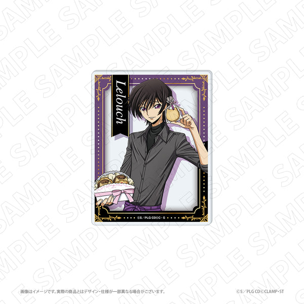 "Code Geass: Lelouch of the Rebellion" 3 o'clock Original Acrylic Card A (Lelouch)