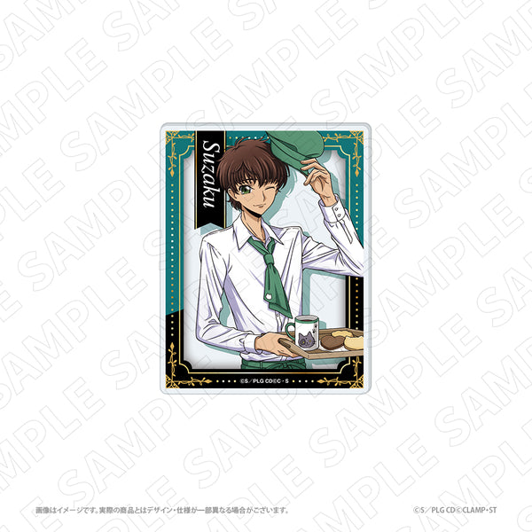 "Code Geass: Lelouch of the Rebellion" 3 o'clock Original Acrylic Card A (Suzaku)
