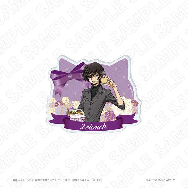 "Code Geass: Lelouch of the Rebellion" 3 o'clock Original Acrylic Card B (Lelouch)