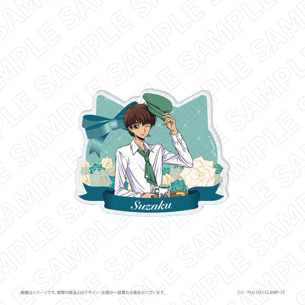 "Code Geass: Lelouch of the Rebellion" 3 o'clock Original Acrylic Card B (Suzaku)