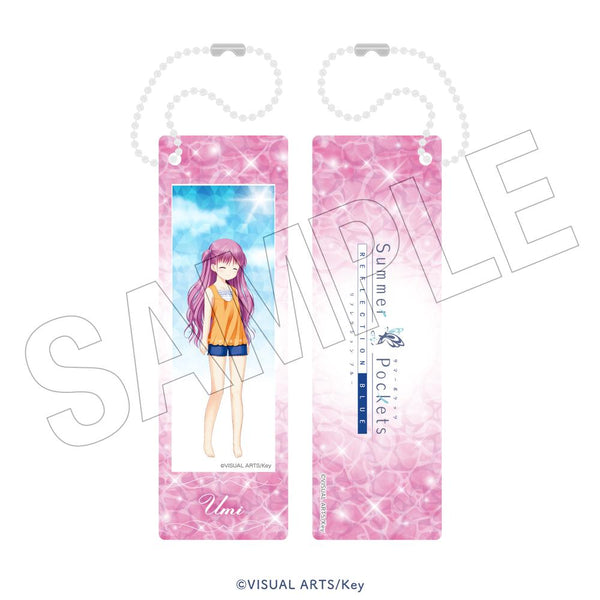 『Summer Pockets REFLECTION BLUE』<水遊び> フォトグレイキーホルダー(加藤うみ)