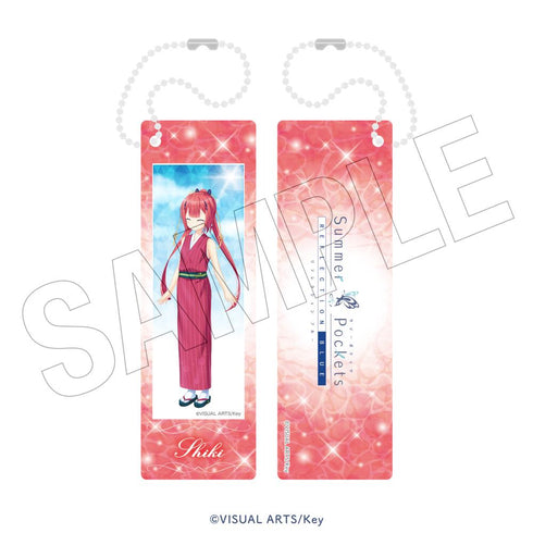 『Summer Pockets REFLECTION BLUE』<水遊び> フォトグレイキーホルダー(神山識)