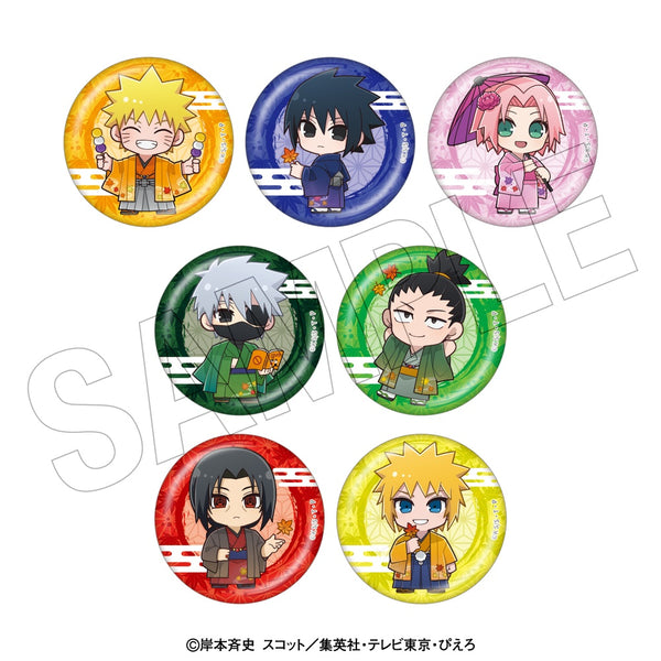 『NARUTO-ナルト- 疾風伝』<紅葉狩り> ちびきゃらトレーディングきらきら缶バッジ【BOX】