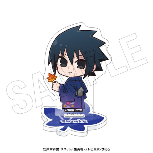 『NARUTO-ナルト- 疾風伝』<紅葉狩り> ちびきゃらアクリルスタンド(うちはサスケ)