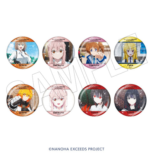 『魔法少女リリカルなのは EXCEEDS Gun Blaze Vengeance』トレーディングきらきら缶バッジ【BOX】