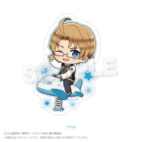 『ヘタリア World☆Stars』ダイカットステッカー 遊具Ver. アメリカ