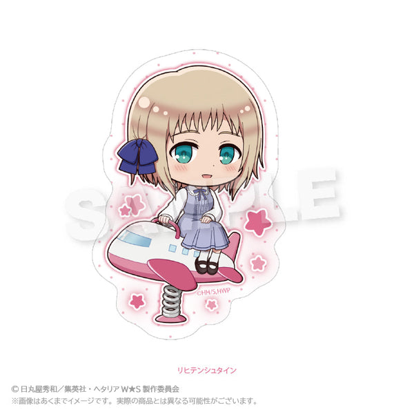 『ヘタリア World☆Stars』ダイカットステッカー 遊具Ver. リヒテンシュタイン