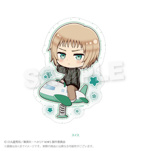 『ヘタリア World☆Stars』ダイカットステッカー 遊具Ver. スイス