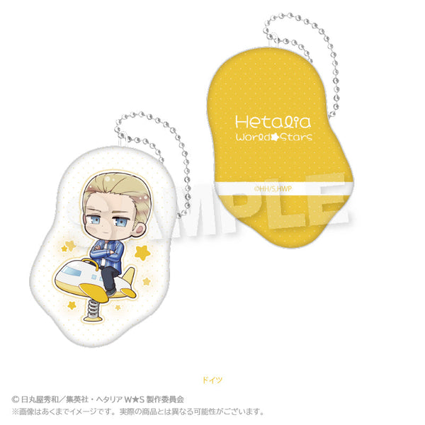 『ヘタリア World☆Stars』ダイカットクッションキーホルダー 遊具Ver. ドイツ