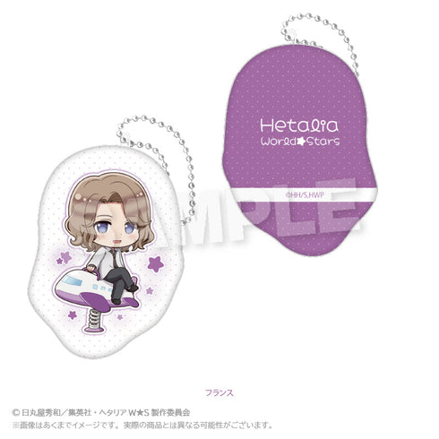 『ヘタリア World☆Stars』ダイカットクッションキーホルダー 遊具Ver. フランス