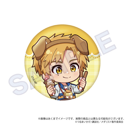 Medalist" Trading Miniature Character Can Badge Theme Park Ver.