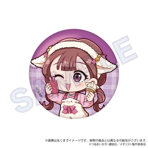Medalist" Trading Miniature Character Can Badge Theme Park Ver.