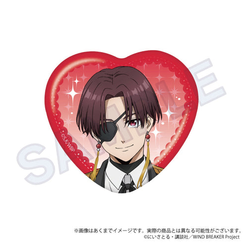 『WIND BREAKER』トレーディングハート缶バッジ 騎士Ver.【BOX】