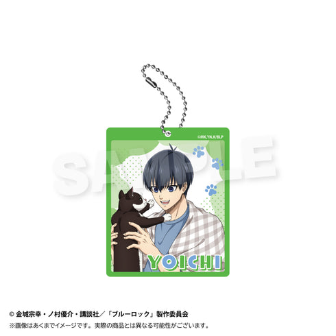 Blue Rock" Trading Acrylic Key Chain: Playing with Cats Ver.