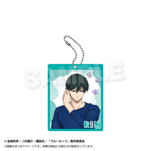 Blue Rock" Trading Acrylic Key Chain: Playing with Cats Ver.