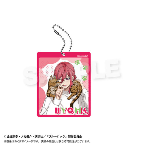 Blue Rock" Trading Acrylic Key Chain: Playing with Cats Ver.
