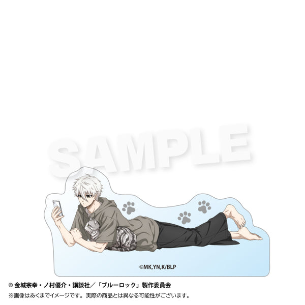 『ブルーロック』アクリルブロック 猫と戯れVer. 凪誠士郎