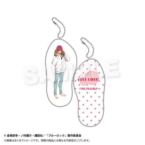 Blue Rock" Cushion Key Ring: Playing with Cats Ver. Chigiri Ryoma