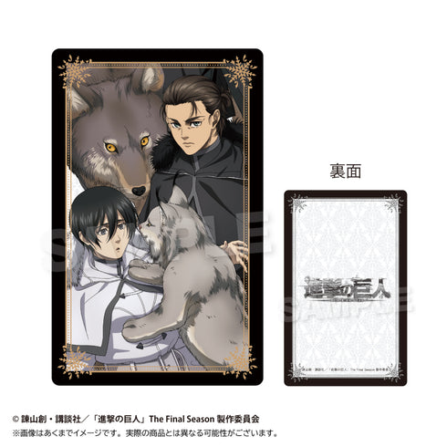 《進擊的巨人》全息卡 冬季動物版【盒裝】