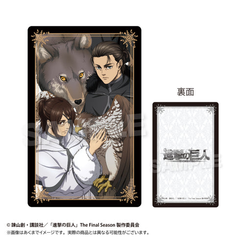 《進擊的巨人》全息卡 冬季動物版【盒裝】