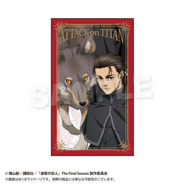 "Attack on Titan" Acrylic Block: Winter Animals Ver. Eren