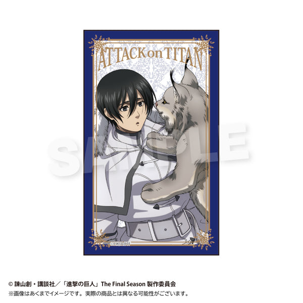 《進擊的巨人》壓克力立牌 冬季動物版 米卡莎