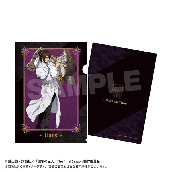 《進擊的巨人》透明文件夾 冬季動物版 漢吉