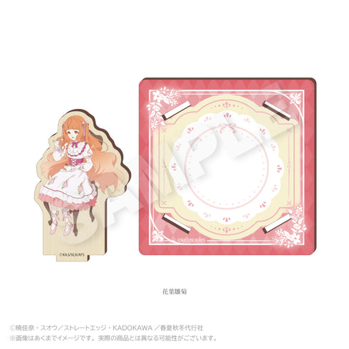 『春夏秋冬代行者 春の舞』木製スタンドコースター お茶会Ver. 花葉雛菊【202608再販】
