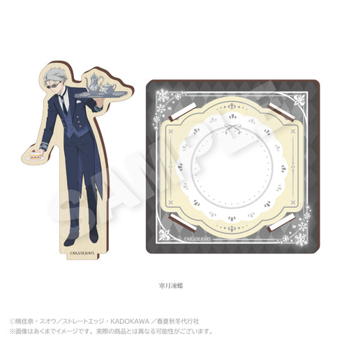 『春夏秋冬代行者 春の舞』木製スタンドコースター お茶会Ver. 寒月凍蝶【202608再販】