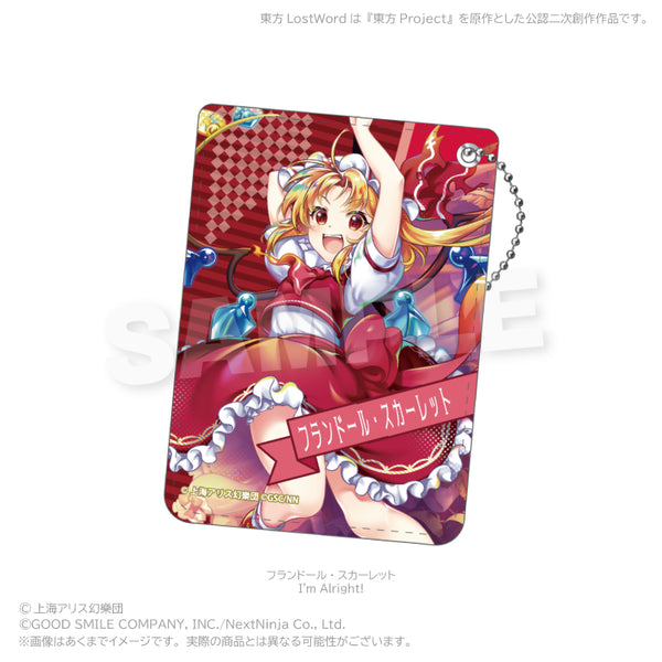 "Touhou Lost Word" PU Leather Pass Case: Flandre Scarlet (I'm Alright!)