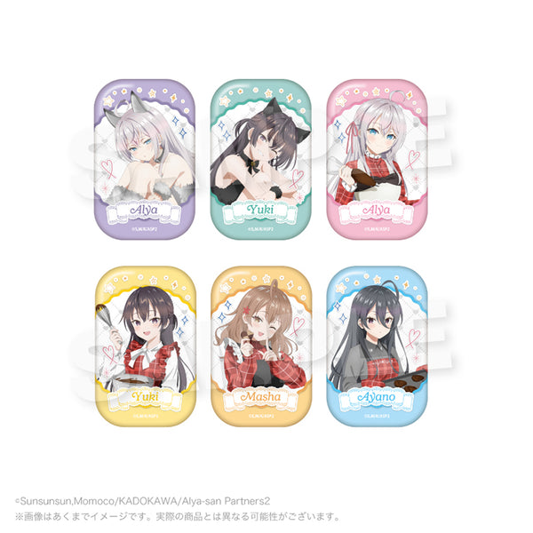 『時々ボソッとロシア語でデレる隣のアーリャさん』トレーディングスクエア缶バッジ【BOX】