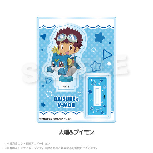 『デジモンアドベンチャー』デジモンアドベンチャー02 ミニキャラスタンド 遊具Ver. 大輔&ブイモン