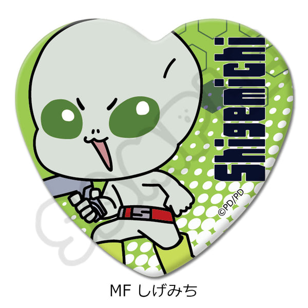 『グノーシア』ハート型缶バッジ MF しげみち